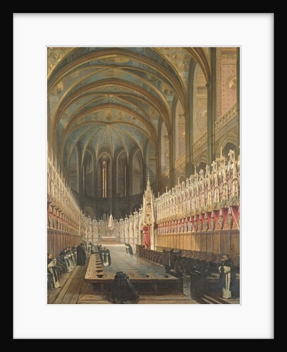 Interior of Albi Cathedral, 1832 by Adrien Dauzats