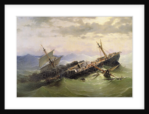 Seascape by Pierre Emile Berthelemy