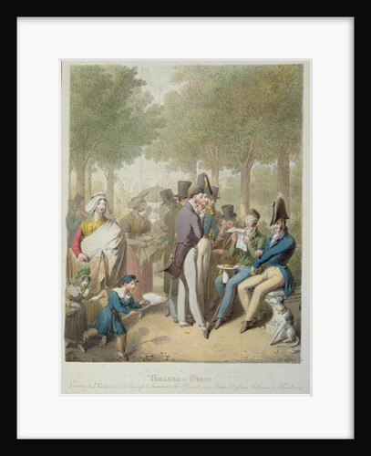 The Jardin des Tuileries by Georg Emanuel Opitz