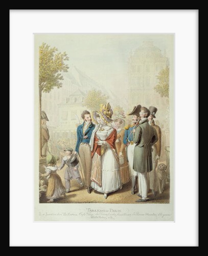 The Jardin des Tuileries by Georg Emanuel Opitz