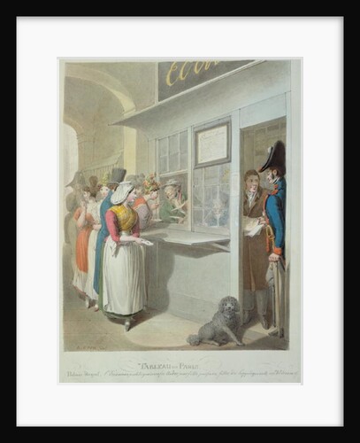 The Public Writer in the Palais-Royal by Georg Emanuel Opitz