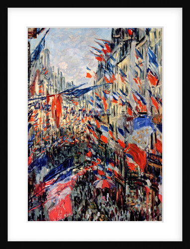 The Rue Saint-Denis, Celebration of June 30, 1878 by Claude Monet