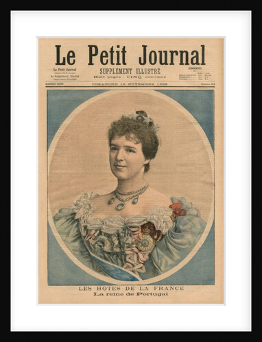 French Hosts, Queen Amelie of Portugal by Fortune Louis Meaulle