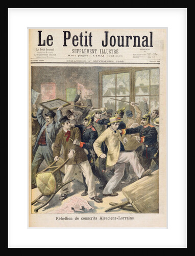 Rebellion of conscripts from Alsace-Lorraine by Fortune Louis Meaulle