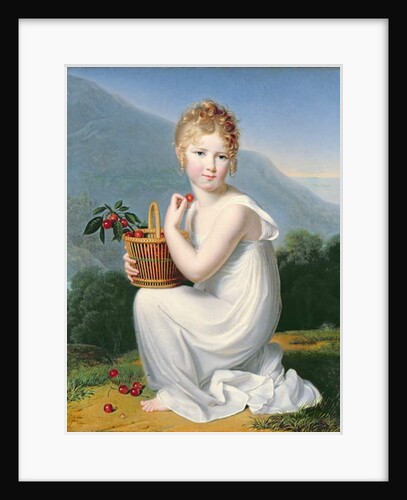 Young Girl Eating Cherries by Jeanne-Elisabeth Chaudet