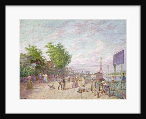 Quai du Point du Jour, Boulogne Billancourt, 1897 by Arnaud Durbec