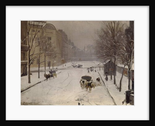 The Rennes Raspail Crossroads, c.1889 by Jean Henri Zuber