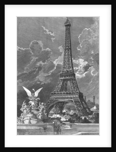 The Eiffel Tower Universal Exhibition of 1889 in Paris, 1888 by Albert Bellenger
