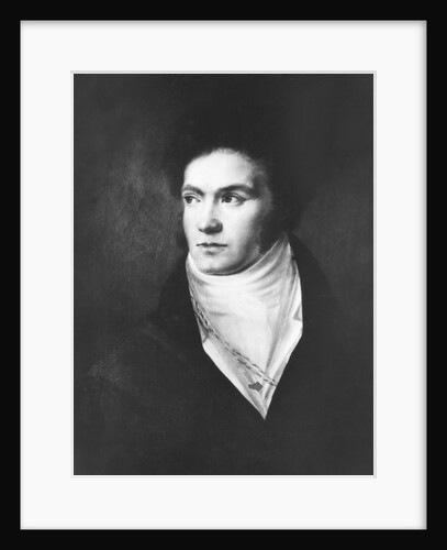 The young Ludwig van Beethoven 1806 by Isidor Neugass