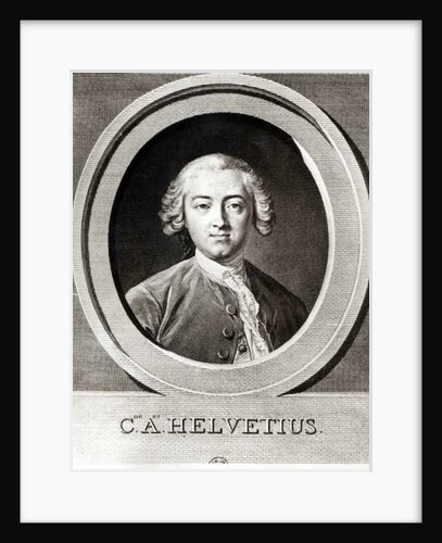 Portrait of Claude Adrien Helvetius french philosopher by Carle van Loo
