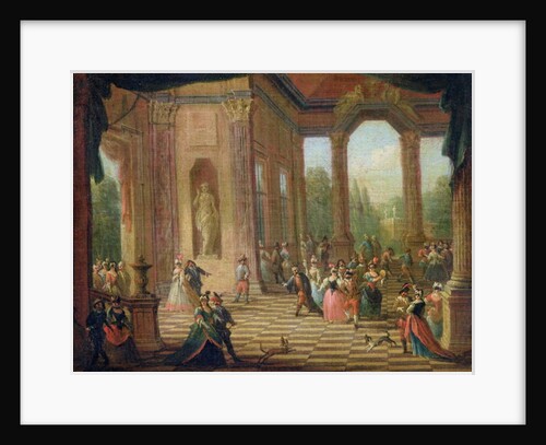Scene at a Masked Ball by Italian School