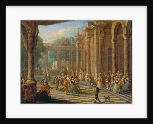 Scene at a Masked Ball by Italian School