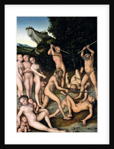 The SIlver Age or The Effects of Jealousy, 1535 by Lucas the Elder Cranach