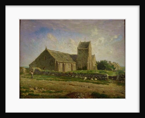 The Church at Greville, c.1871-74 by Jean-Francois Millet