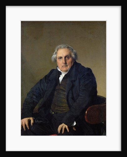 Louis-Francois Bertin 1832 by Jean Auguste Dominique Ingres