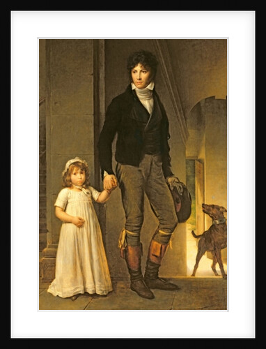 Jean-Baptiste Isabey and his Daughter, Alexandrine , 1795 by Francois Pascal Simon Baron Gerard