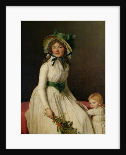 Madame Pierre Seriziat with her Son, Emile 1795 by Jacques Louis David