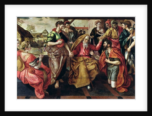 Eliezer Asking for Rebecca to Marry Isaac, 1562 by Maarten de Vos