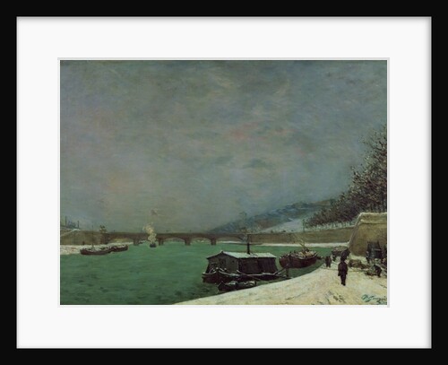 The Seine at the Pont d'Iena, Winter, 1875 by Paul Gauguin