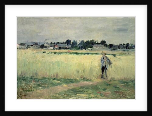 In the Wheatfield at Gennevilliers, 1875 by Berthe Morisot