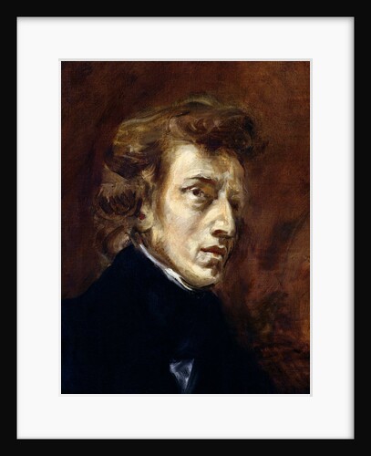 Frederic Chopin 1838 by Ferdinand Victor Eugene Delacroix