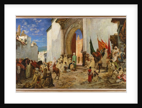 Entry of the Sharif of Ouezzane into the Mosque, 1876 by Georges Clairin