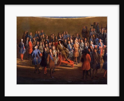 View of the Bassin d'Apollon in the gardens of Versailles by Pierre-Denis Martin