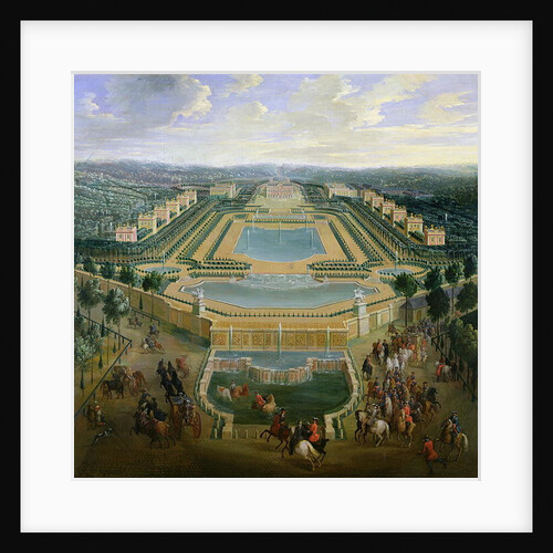 General view of the Chateau and the Pavilions at Marly, 1722 by Pierre-Denis Martin