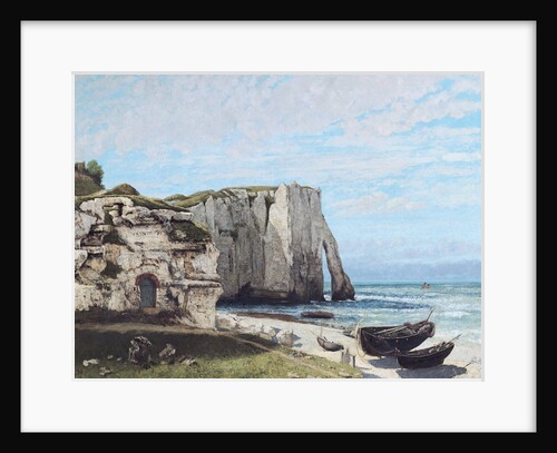 The Cliffs at Etretat after the storm, 1870 by Gustave Courbet