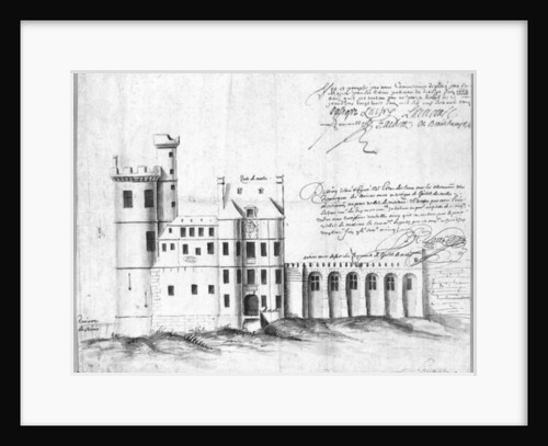 Facade of Porte and Hotel de Nesle, 1662 by Louis Le Vau