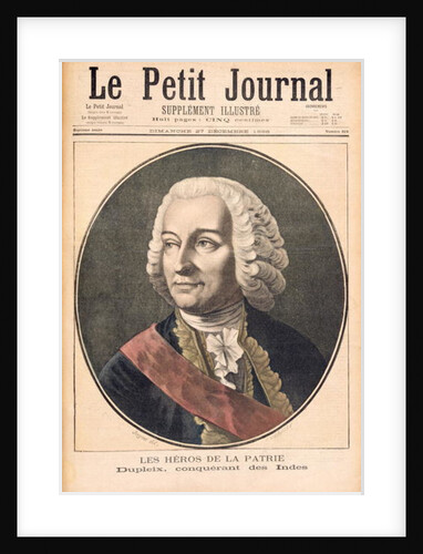 Portrait of Joseph Francis Dupleix by Fortune Louis Meaulle