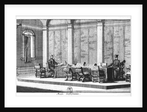 The Table of Inquisition by Bernard Picart