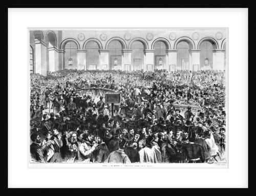 The 'Corbeille' at the Bourse of Paris, 1873 by Jules Pelcoq