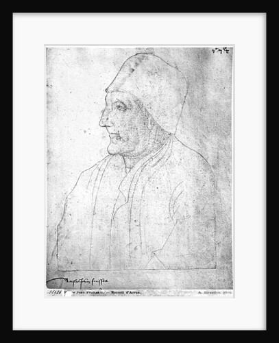 Ms 266 fol.278 Maitre Jean Froissart from 'The Recueil d'Arras' by Flemish School