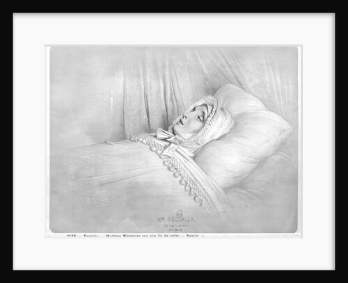 Madame Recamier on her deathbed, 11th May 1849 by Achille Deveria