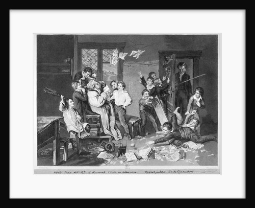 Scene of disorder at school by Philibert Louis Debucourt
