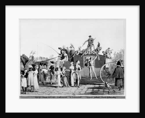 Carnival, 1810 by Philibert Louis Debucourt