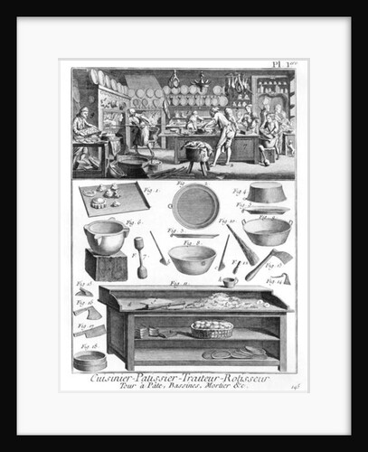 Cook, Pastrycook, Caterer, Seller of roast meat by French School