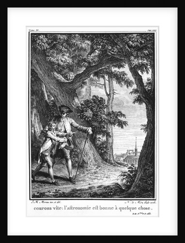 Illustration from 'L'Emile' by Jean-Jacques Rousseau engraved by Noel Le Mire published in 1778 by Jean Michel the Younger Moreau