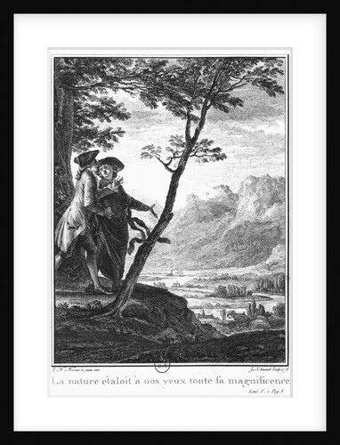 Profession of faith of the Savoyard vicar by Jean Michel the Younger Moreau