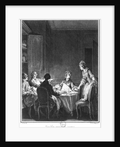 Illustration from 'L'Emile' by Jean-Jacques Rousseau engraved by Nicolas Delaunay published in 1779 by Jean Michel the Younger Moreau