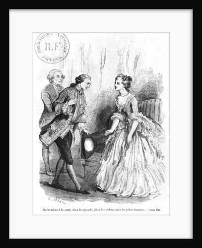 Illustration from 'L'Emile' by Jean-Jacques Rousseau published in 1851 by Pierre Gustave Eugene Staal