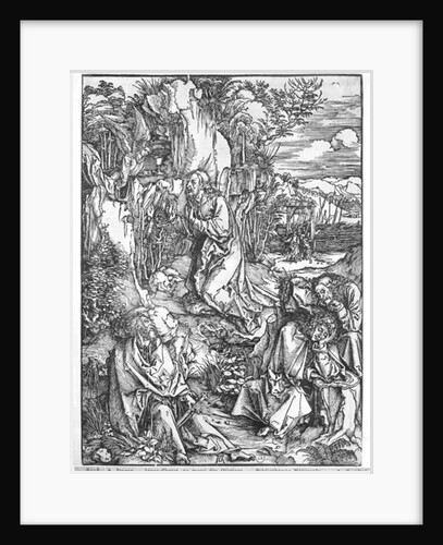 Jesus Christ on the Mount of Olives by Albrecht Dürer or Duerer