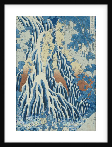 Kirifuri Fall on Kurokami Mount by Katsushika Hokusai