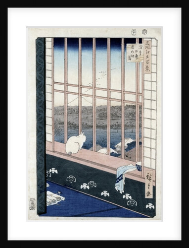 Asakusa Rice Fields during the festival of the Cock from the series 'Meisho Edo Hyakkei' 1861 by Ando or Utagawa Hiroshige