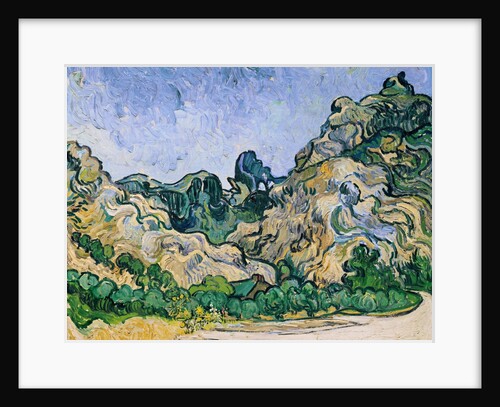 Mountains at Saint-Rémy, 1889 by Vincent van Gogh