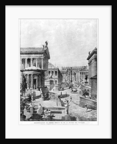 The Roman Forum of Antiquity, 1914 by Theodor Josef Hubert Hoffbauer