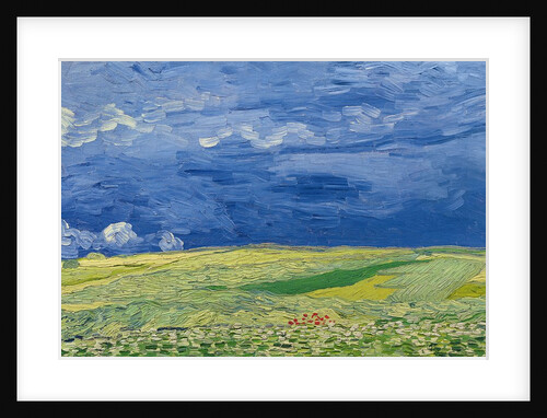 Wheatfields under thunderclouds, 1890 by Vincent van Gogh
