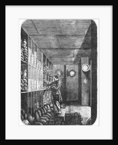 Safes at the Bank of France in Paris, 1897 by Louis Joseph Amedee Daudenarde