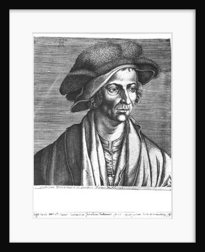 Portrait of Joachim Patinir, 1521 by Albrecht Dürer or Duerer